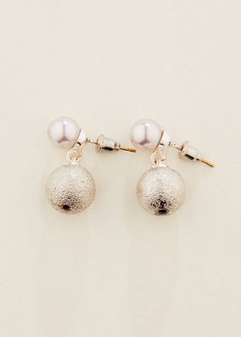 Phase Eight Pearl And Bead Drop Jewellery Silver Canada | RUXGAK-978